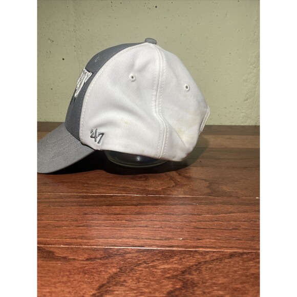 Cincinnati Reds Hat 2012 47’ brand playoffs Strapback Gray postseason cap H39 - Picture 4 of 7